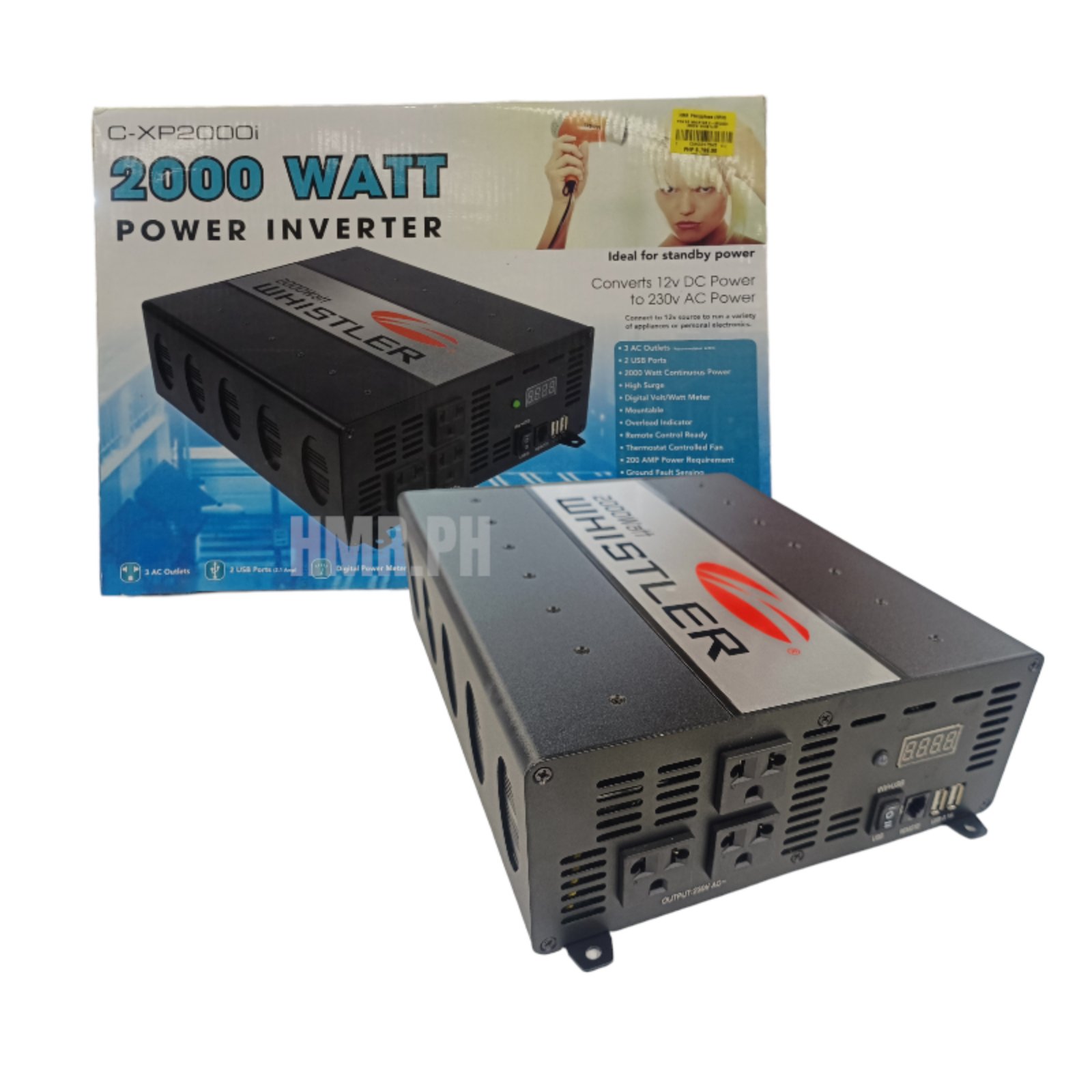 Whistler C-XP2000I Power Inverter 2000W