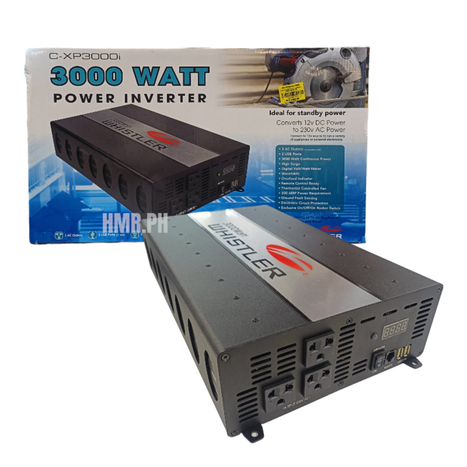 Whistler C-XP3000I 3000W Power Inverter